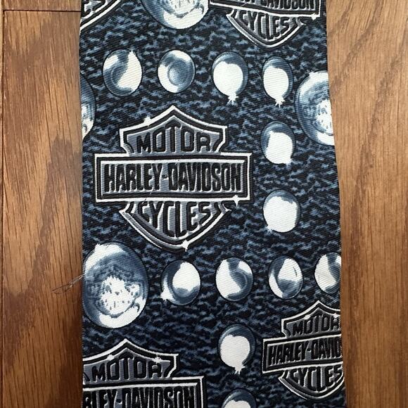 Vintage Ralph Marlin & Co Inc 1998 Harley-Davidson Tie - Picture 3 of 6